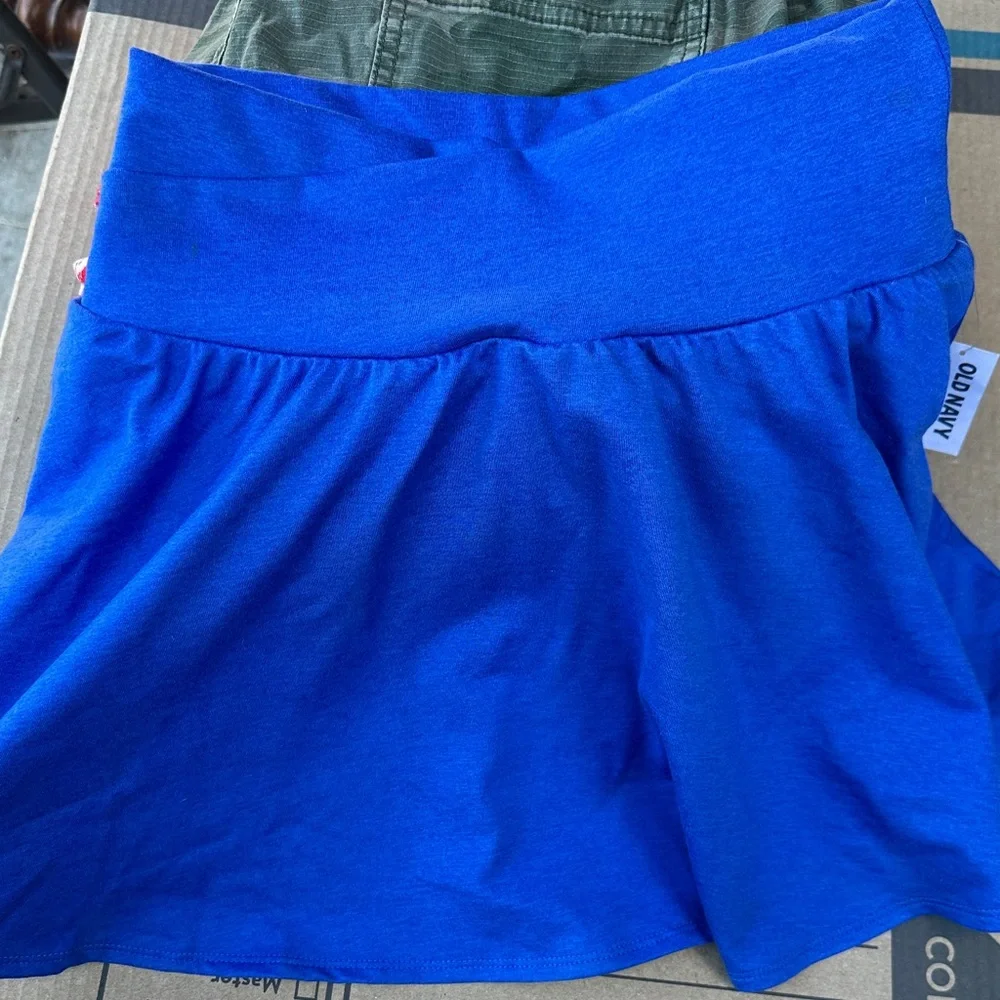 Old Navy Royal Blue Flared Skirt - Picture 3 of 4